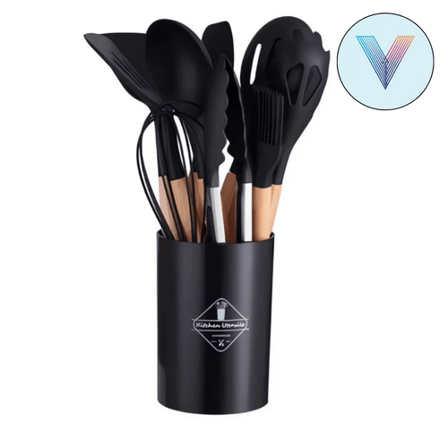SET DE 12 ESPATULAS ANTIADHERENTES