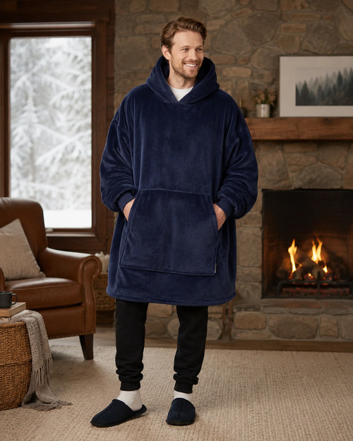 Hoodie Manta Polar Oversize | Súper Suave, Abrigado y Cómodo