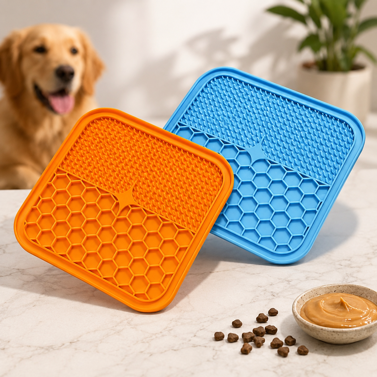 Plato Antiansiedad para Perros y Gatos