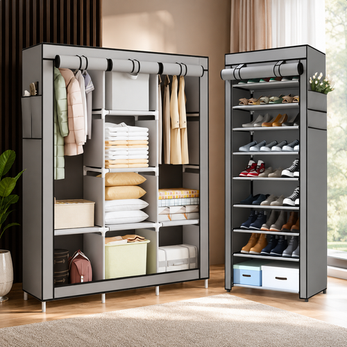 Combo Organizador de Ropa y Calzado